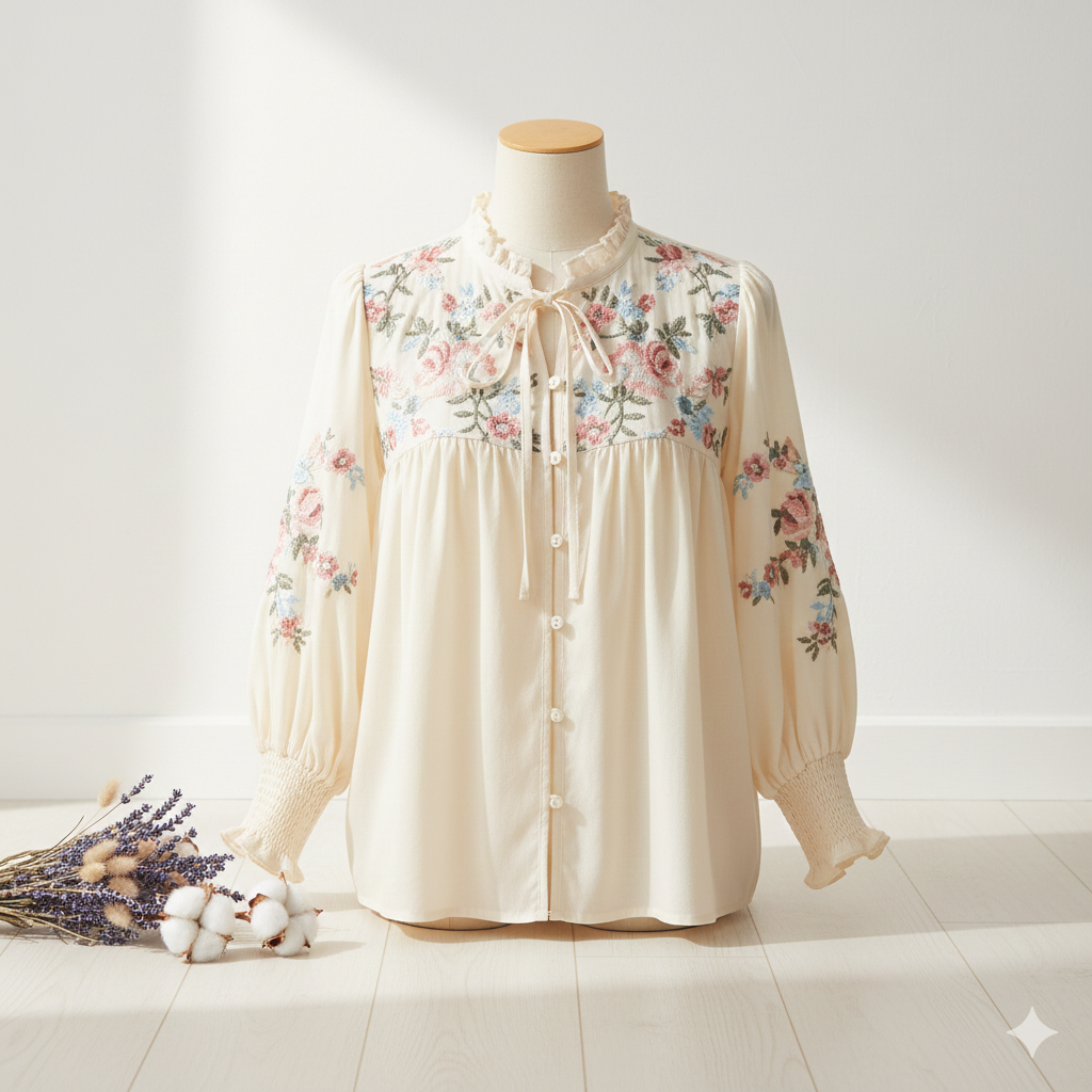 The 'Elba' Silk Blouse